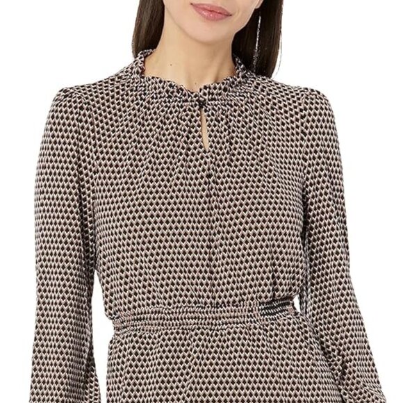 NEW Printed Midi Dress - Picture 1 of 5